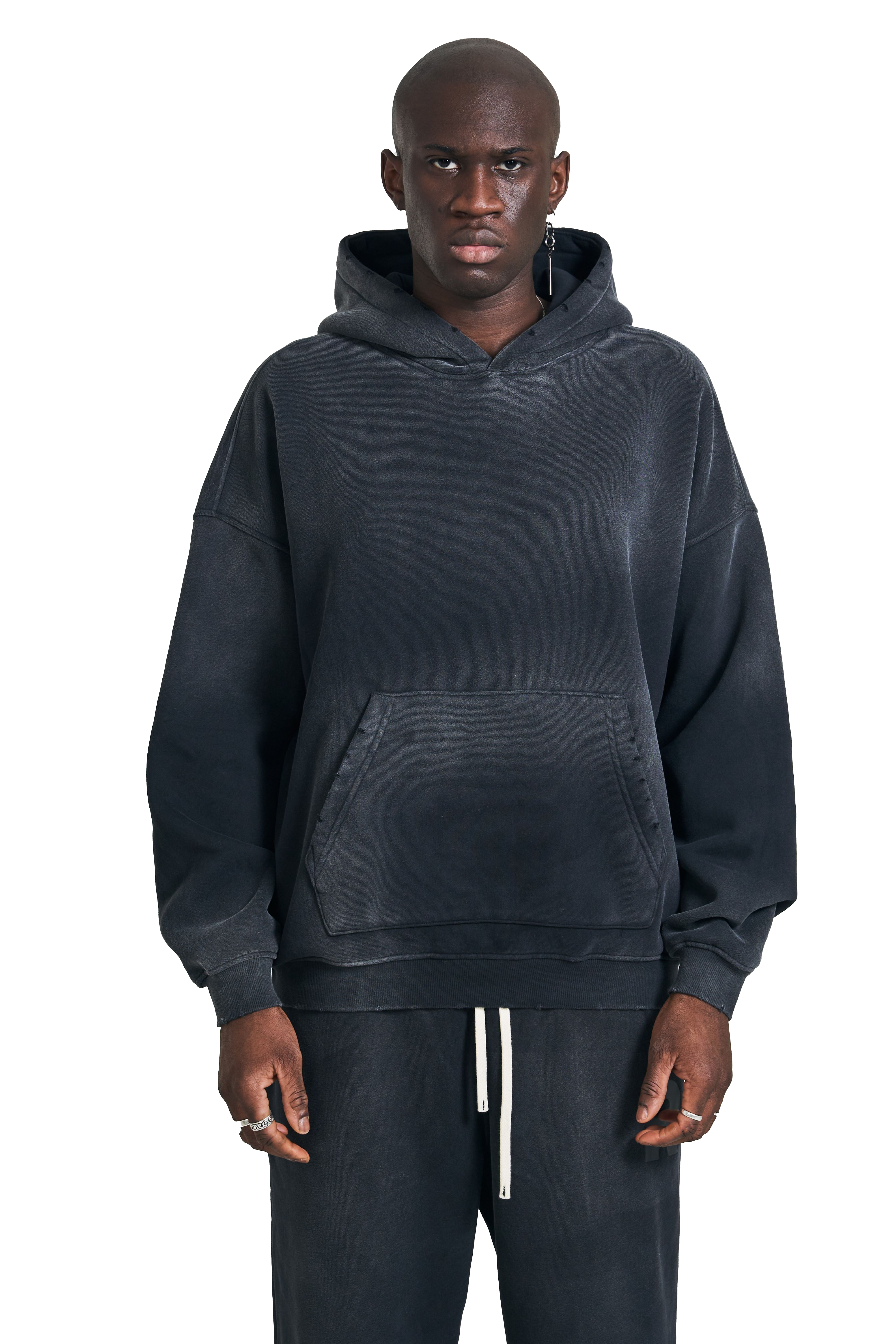 FADED BLACK HOODIE